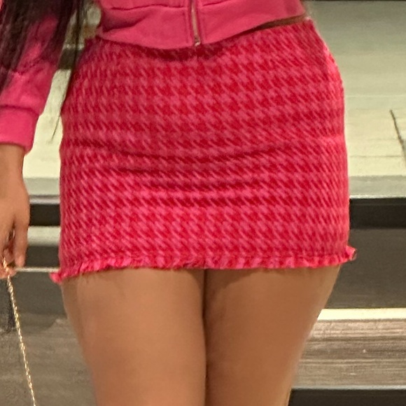 Pink tweed skirt - Picture 1 of 1